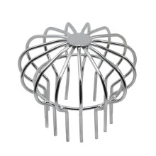 Heavy Duty Rustproof Round Grate Drain Cover with Meshing Filter Anti Clogging Drain Caps for Deck Balcony Water Flows