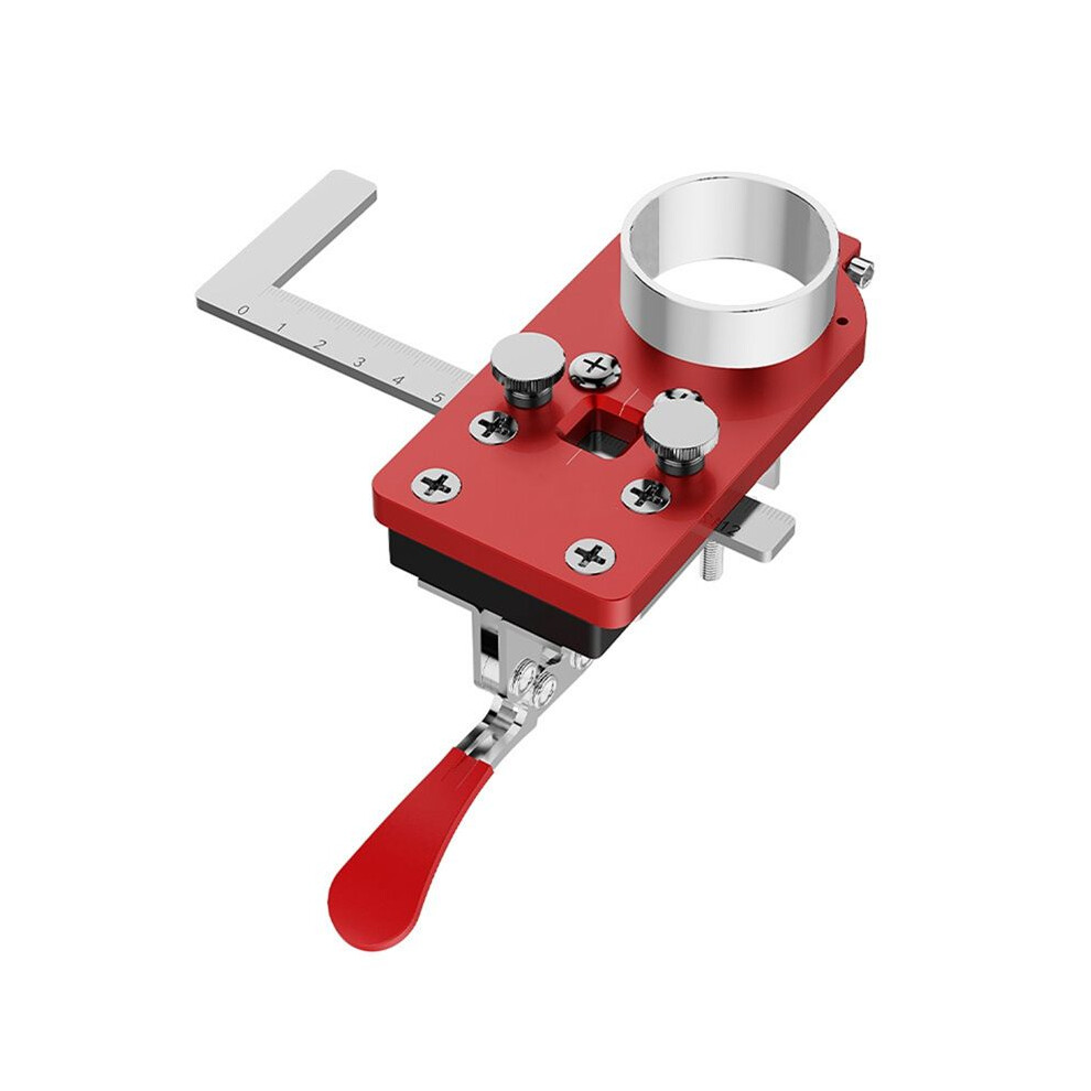 Woodworking Hinge Boring Auxiliary Limiter For Hole Opener Hole Locator Puncher Aid For Door Cabinets Woodwork Tool 4711494771784