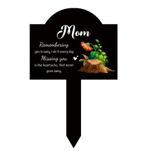 Cemetery Mom Dad Memorial Grave Marker for Garden and Indoor Display Cemetery Loss Sympathy Gift Outdoor Outside Yard