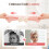 Mikrofiber hårhandduk med rosett – 2-pack 4