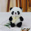 Λούτρινο λούτρινο ζωάκι Panda 9,8" – Χαριτωμένο παιχνίδι πάρτι με θέμα τα ζώα, 7