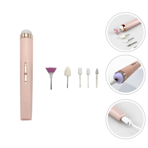 Elektrisk negleboremaskinesæt til manicure pedicure 12 bits 2