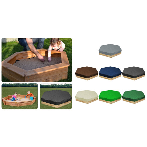 Hexagonal Sandbox Cover Outdoor Waterproof Sun Protective 1