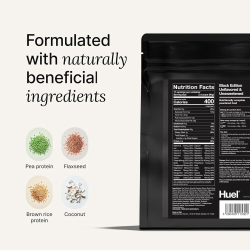 HUEL Huel Black Edition Vanilla Nutritionally Complete Powder 2.7kg 2