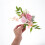 Romantic Cake Flowers Artificial Pink 1Pcs 5