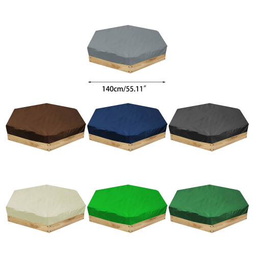 Hexagonal Sandbox Cover Outdoor Waterproof Sun Protective 2