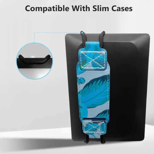 Ergonomic PU and Elastic Rope Hand Strap For 6-8inch Tablets Secure AntiSlip Grip Reading Accessory 2