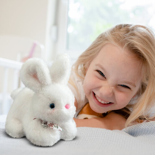 Bunny Plush Toy Soft White Rabbit 22cm 2