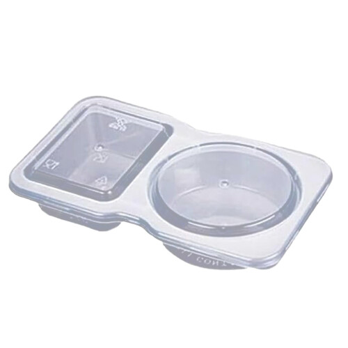 Recipiente para condimentos com dois compartimentos, 300ml 1
