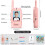 Video Intercom Kids Walkie Talkies 2 Pack Rechargeable with Video and Long Range 7