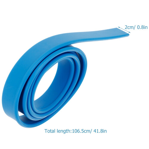 Durable Blue Silicone Squeegee for Car Cleaning Convenient Practical Window Wiper Head Replacement 12.5 inches 1