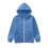 Kids Solid Color Zip-Up Hoodie Long Sleeve Comfortable 3