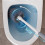 Scopa per WC a parete con manico lungo e base rotonda 4
