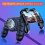 Controller per giochi mobili con 4 grilletti e ventola di raffreddamento per [funzionamento a 6 dita] Gamepad Controller per dispositivi mobili con 3
