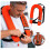 Outdoors Adults Auto/Manual Inflatable Life Jacket (Black) 5