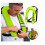 Outdoors Adults Auto/Manual Inflatable Life Jacket (Black) 6