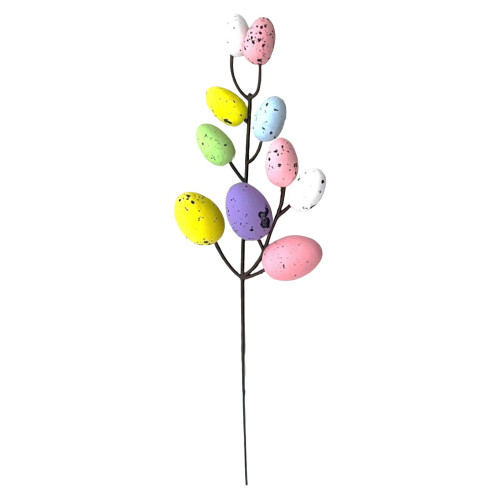 Easter Egg Picks Artificial Spring Bouquet Branch 11in 1