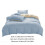 Σετ σεντόνια Tupukom 4 τεμαχίων (king size/twin/full/queen size) – Πολυτελή κλινοσκεπάσματα 8