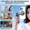 Perche à selfie magnétique de poche, 4 en 1, rotation à 360, télécommande Bluetooth, compatible avec iPhone et Android 3
