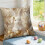 Clúdach Pillow Plush Óir Bhán na Cásca 18x18 Orlach 5