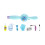 Fog Bubble Machine with Colorful Smoke & Elastic Wand – Magic Interactive Bubble Maker, Fun Gift (Blue) 2