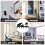 Black Wall Hooks Rack Iron Material for Hanging Coats Towels and Keys Multiple Hooks 3
