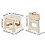 Foldable Plastic Stepping Stool Lightweight Non-Slip 3-Step 3