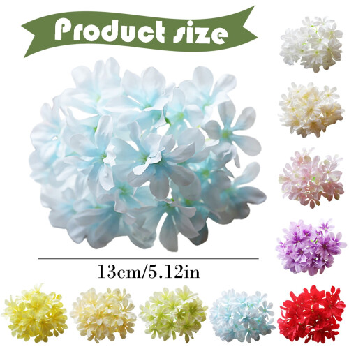 Artificial Hydrangeas Wedding Decoration Set 27 Heads 6 2