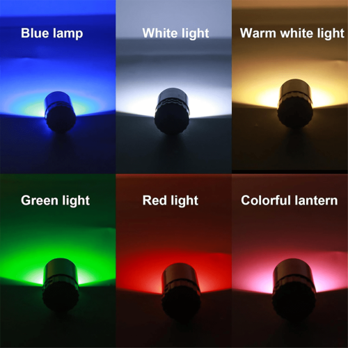 8 τεμάχια φώτα LED, Μίνι φώτα LED με μπαταρία, 7 χρώματα για να διαλέξετε, Κατάλληλο 2