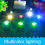 8 τεμάχια φώτα LED, Μίνι φώτα LED με μπαταρία, 7 χρώματα για να διαλέξετε, Κατάλληλο 5