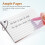 4 Pcs Index Cards With Holes Paper Note Cards For Studying Compact 7