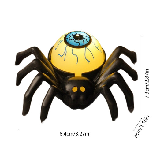 Ρεσώ κηροπήγια για Halloween με μάτια αράχνης, κεριά χωρίς φλόγα για διακόσμηση Halloween 2