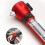 8-in-1 Solar USB Rechargeable LED Flashlight Black 4