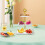 Soporte para cupcakes de plástico de 3 niveles, color blanco. 5