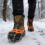 Ice Traction Cleats Stainless Steel Studs 1 Pair 3