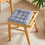Μαξιλάρι καρέκλας Squares Plush – Χειμερινή χρήση, για τραπεζαρία, γραφείο και σαλόνι, 6