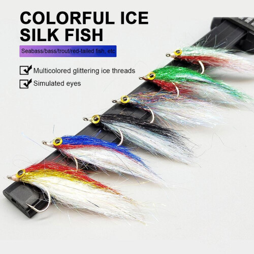 Anzol para isca de pesca com mosca com alça ajustável 2