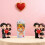 Mini bouquet di rose artificiali per San Valentino 5