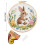 Kit de brodat cu ace punch needle Ouă de iepure de Paște 20x20cm 2