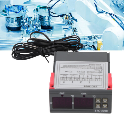 Digital Temperature Controller LCD Display -55C to 110C 1