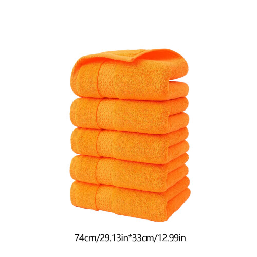 Premium Cotton Hand Towels 5 Pack Ultra Soft Absorbent 2