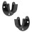 Garderobskonsoler med skruvar, 2-pack 4