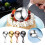 Mini colher de aço inoxidável para chá e açúcar (1 unidade) 5