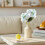 Artificial Hydrangea Stem - Blue, 37cm 4