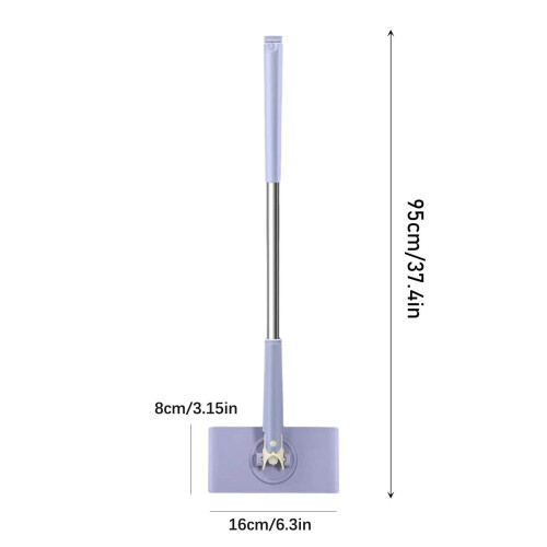 Mini mocio Zero Touch Snap Grip con testina rotante a 360, 95 cm 1
