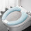 Coussin de siège de toilette doux, chaud, épais, extensible et lavable 7