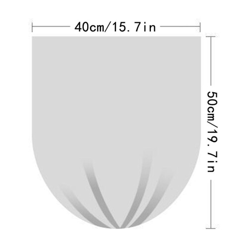 Průhledné 4galonové pytle na odpad – silné, nepropustné, 2