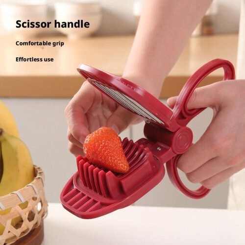 2PCS Handheld Mushroom Divider Tomato Cutter Egg Split Device Slicer Egg Mould Tool Multifunction Slicing 1