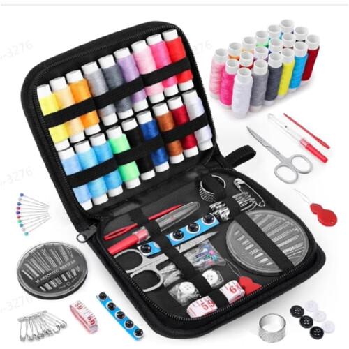 Kit per ricamo con strumenti e tessuto di lino 2