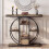 Homcom HOMCOM Industrial Console Table, Hallway Table with Storage Shelves 1